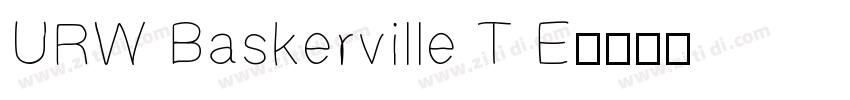 URW Baskerville T E字体转换
